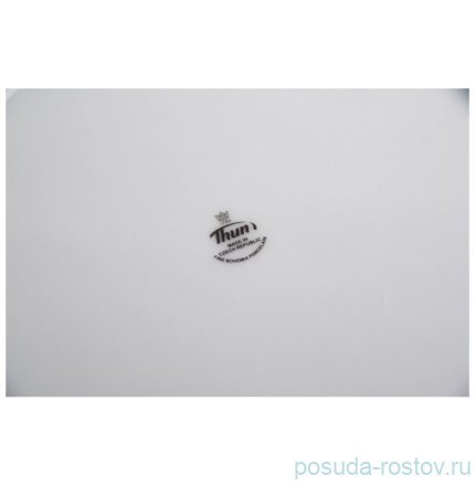 Блюдо 30 см круглое &quot;Тулип /Золотая ниточка /отводка золото&quot; / 043603