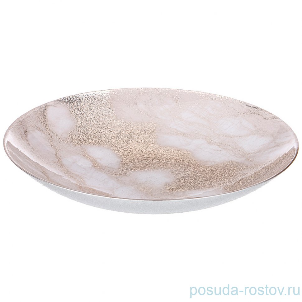 Блюдо 33 см круглое глубокое "Dune gold" / 332141