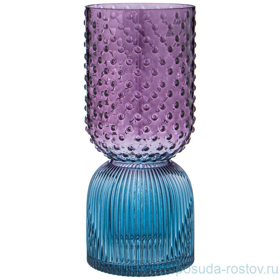 Ваза для цветов 13 х 30 см "Art violet/blue"  / 336365