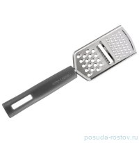 Терка 24 см 3 в 1 крупная/мелкая/для слайсов с ручкой  графитовая &quot;Multi&quot; / 378639