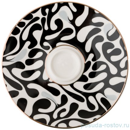 Набор чайных пар 220 мл 4 шт светло-серый / 198936