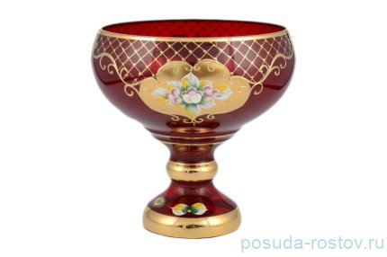 Ваза для конфет 20 см н/н &quot;Лепка красная /9823&quot; И-В / 097870