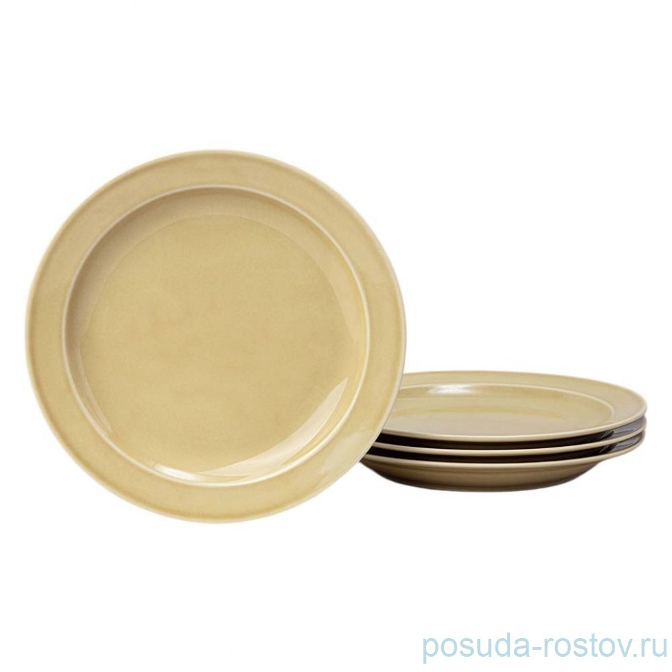 Набор тарелок обеденных lefard tint 24 см (желтый) 4 шт. / 348208