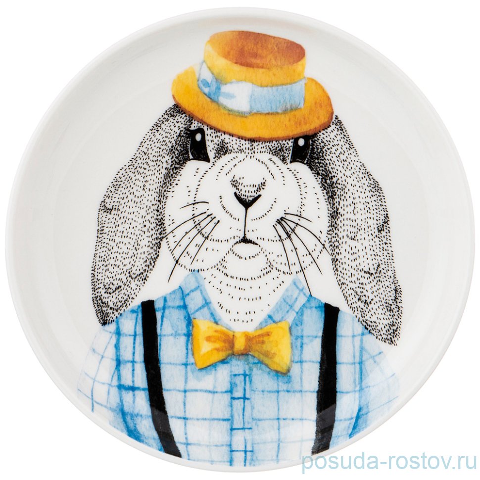Тарелка 19 см 1 шт "Fashion Animals /Заяц" / 213572
