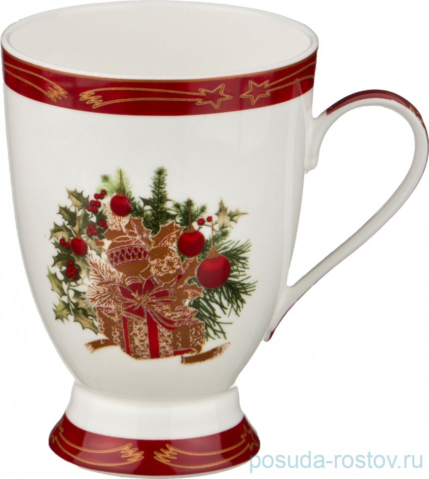 Кружка 300 мл красная "Christmas Collection /Подарок" / 192373 Кружка 300 мл красная "Christmas Collection /Подарок" / 192373