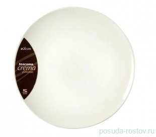 Тарелка 20 см 1 шт "Tescoma /CREMA /Без декора" / 142372 Тарелка 20 см 1 шт "Tescoma /CREMA /Без декора" / 142372