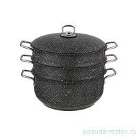 Кастрюля-мантоварка 3-х уровневая 24 см &quot;Agness /Grace&quot; / 230705
