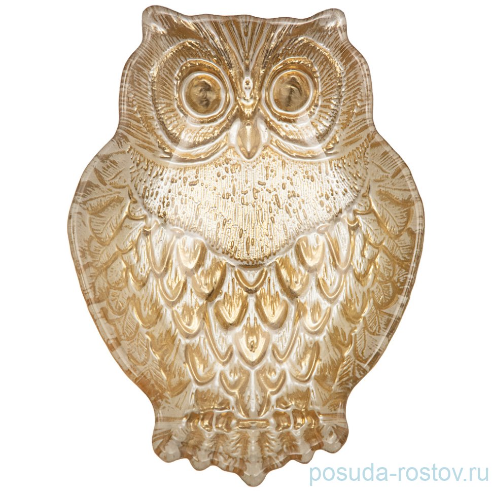 Блюдо 17 х 12 х 3,5 см "Owl gold" / 226058