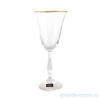 Бокалы для красного вина 250 мл 6 шт &quot;Антик /Отводка золото&quot; / 124634