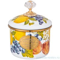 Банка для сыпучих продуктов 12 х 9 см 1 л  &quot;Agness /Фландрия /Фрукты&quot; / 225338