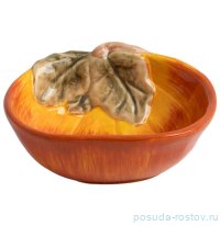Пиала 14 х 5 см оранжево-зеленая &quot;Тыква /Bright pumpkin&quot; / 378596