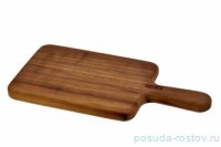 Разделочная доска 20 х 40 см с ручкой &quot;LAVA /IROKO Premium&quot; / 154664