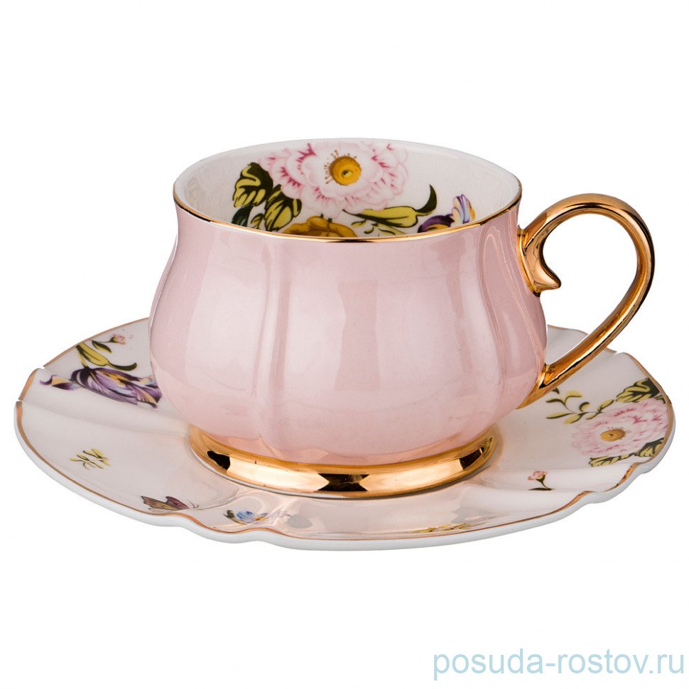 Чайная пара 200 мл 1 шт "Времена года /Пинк" / 199858