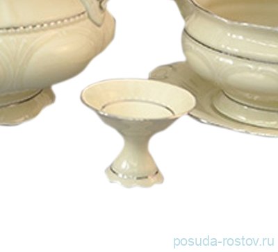 Прибор для специй Солонка 6 см н/н &quot;Соната /Отводка платина /СК&quot; / 093670