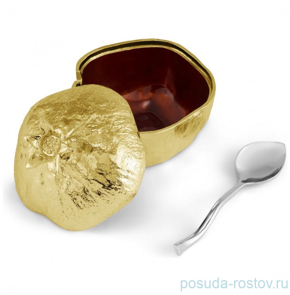 Банка для меда 8 см с ложкой "Pomegranate" / 370109 Банка для меда 8 см с ложкой "Pomegranate" / 370109
