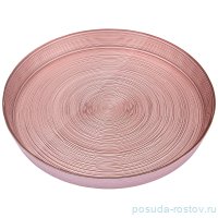 Тарелка 21 см 1 шт высокий борт &quot;Miracle dust rose&quot; / 220631