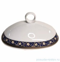 Крышка для супника &quot;Кайро /Сетка на синем /платина&quot; / 312764