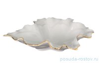Салатник 20 см волна &quot;Корона /Отводка золото&quot; / 088823