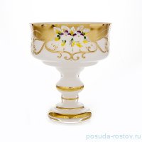 Ваза для конфет 15 см н/н &quot;Лепка белая&quot; / 013489