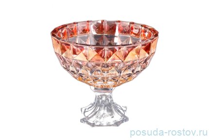 Ваза для фруктов 28 см н/н &quot;Диаманд /янтарно-красная&quot; R-G / 124684