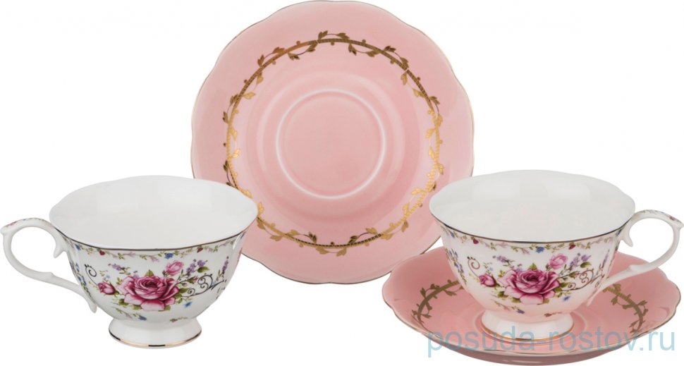 Набор чайных пар 220 мл 2 шт "Мейланд" / 193772