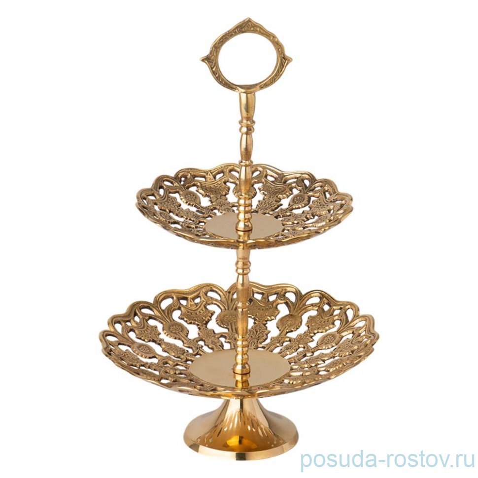 Фруктовница 2-х ярусная диаметр=  11/16см , высота=28см / 364361