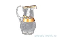 Кувшин для воды 1,3 л &quot;Max Crystal /Хрусталь матовое золото&quot; / 112589