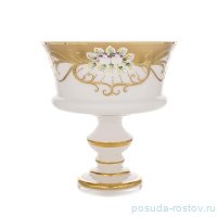 Ваза для конфет/фруктов 24 см н/н &quot;Лепка белая&quot; / 093098