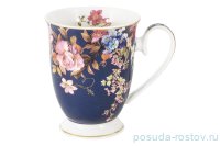 Кружка 350 мл синяя &quot;Rosarium&quot; (подарочная упаковка) / 232609