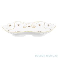 Блюдо 35 см овальное &quot;Корона /Золотая роза&quot; / 212733