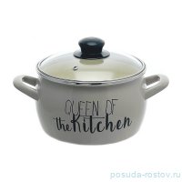 Кастрюля со стеклянной крышкой глубокая 5,3 л &quot;Queen of Kitchen&quot; / 300197