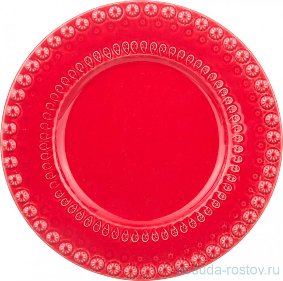 Тарелка 22 см 1 шт "Фантазия /Красная" / 192831 Тарелка 22 см 1 шт "Фантазия /Красная" / 192831