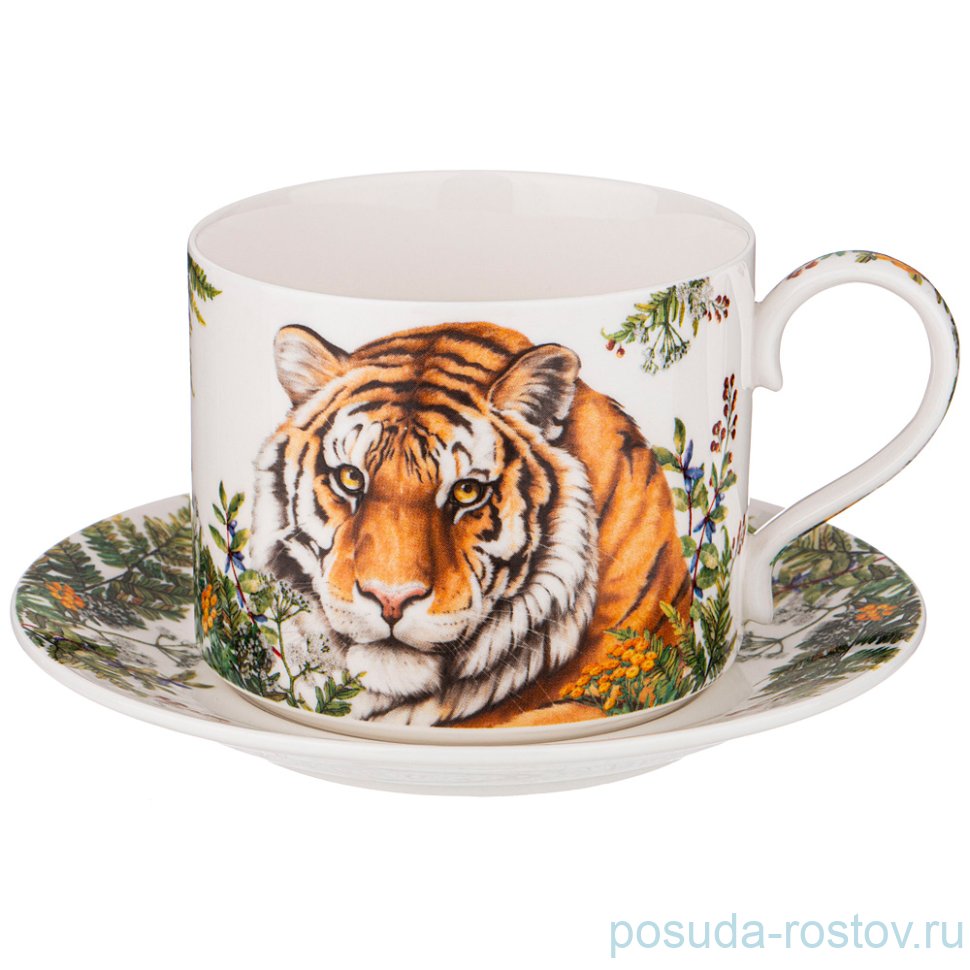 Чайная пара 300 мл "Лесная сказка /Тигр" / 270754