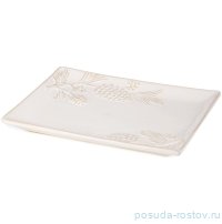 Блюдо 26,3 х 19,8 х 2,4 см прямоугольное &quot;Pine cones&quot; / 379632