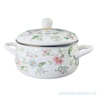 Кастрюля эмалированная 18  см с крышкой 2 л &quot;Mignolia (подарочная упаковка) / 358427