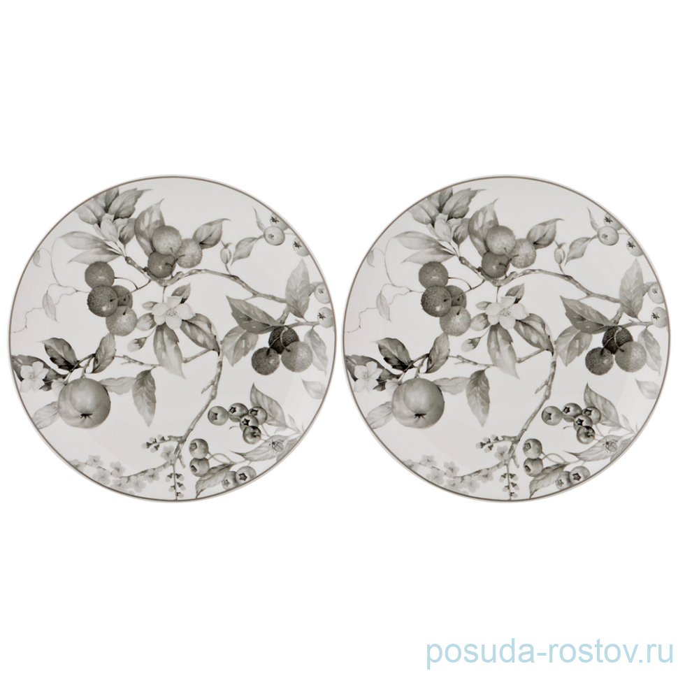 Набор тарелок 20 см 2 шт "Райские яблочки" / 189607