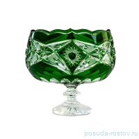Конфетница 20,5 см н/н &quot;Нордика /Зеленая&quot; / 152685