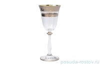 Бокалы для белого вина 185 мл 6 шт &quot;Анжела /Махараджа платина&quot; / 009926