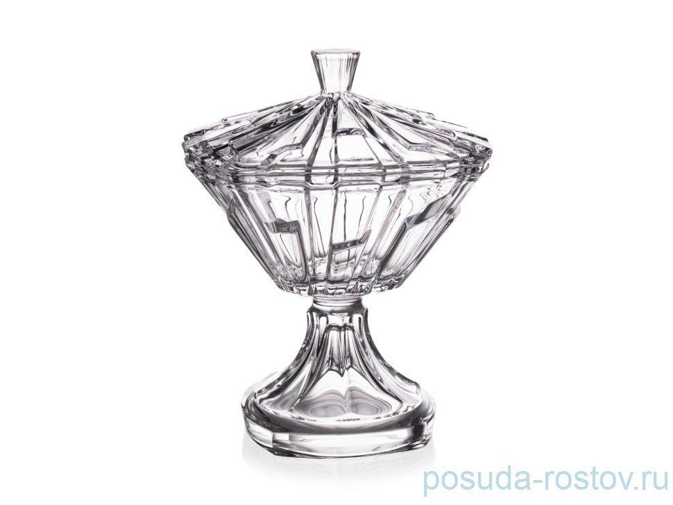 Конфетница 25 см с крышкой н/н "Болеро /Без декора" / 146582