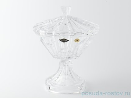 Конфетница 25 см с крышкой н/н &quot;Болеро /Без декора&quot; / 146582