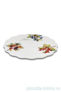 Блюдо для торта 34 см &quot;Artigianato ceramico /Лесные ягоды&quot; / 243562