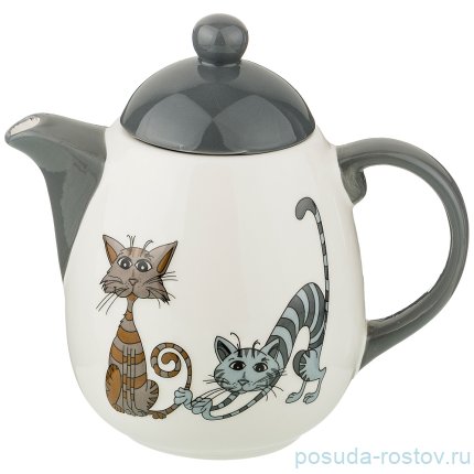 Заварочный чайник 1 л &quot;Озорные коты&quot; / 207049