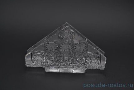 Салфетница 17 см &quot;Glasspo /Хрусталь резной&quot; / 011431