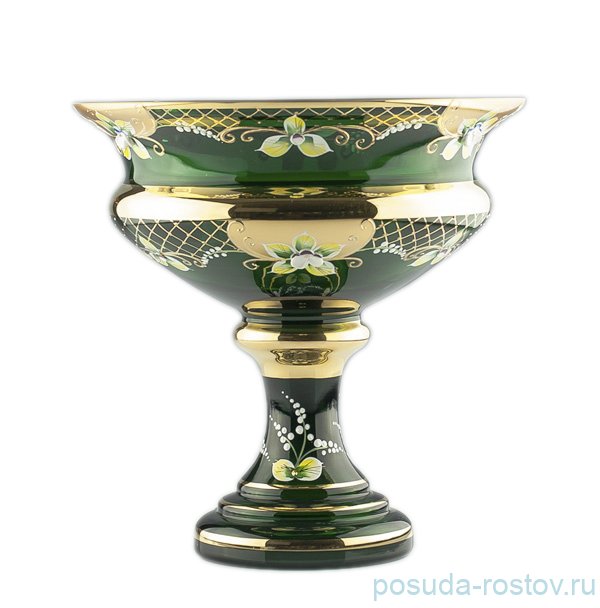 Ваза для фруктов 26 см н/н "Лепка зеленая" / 057592 Ваза для фруктов 26 см н/н "Лепка зеленая" / 057592