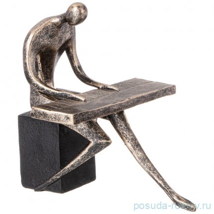 Фигурка декоративная абстракция. пианист 18х16х18 см / 345676