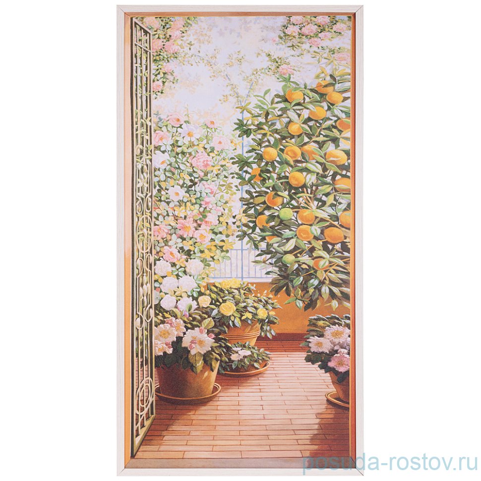 Панно 50 х 100 см /рамка белая / 262832