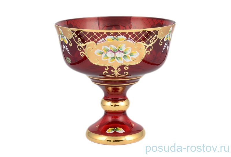 Фруктовница 26 см н/н "Лепка красная /9824" И-В / 097880
