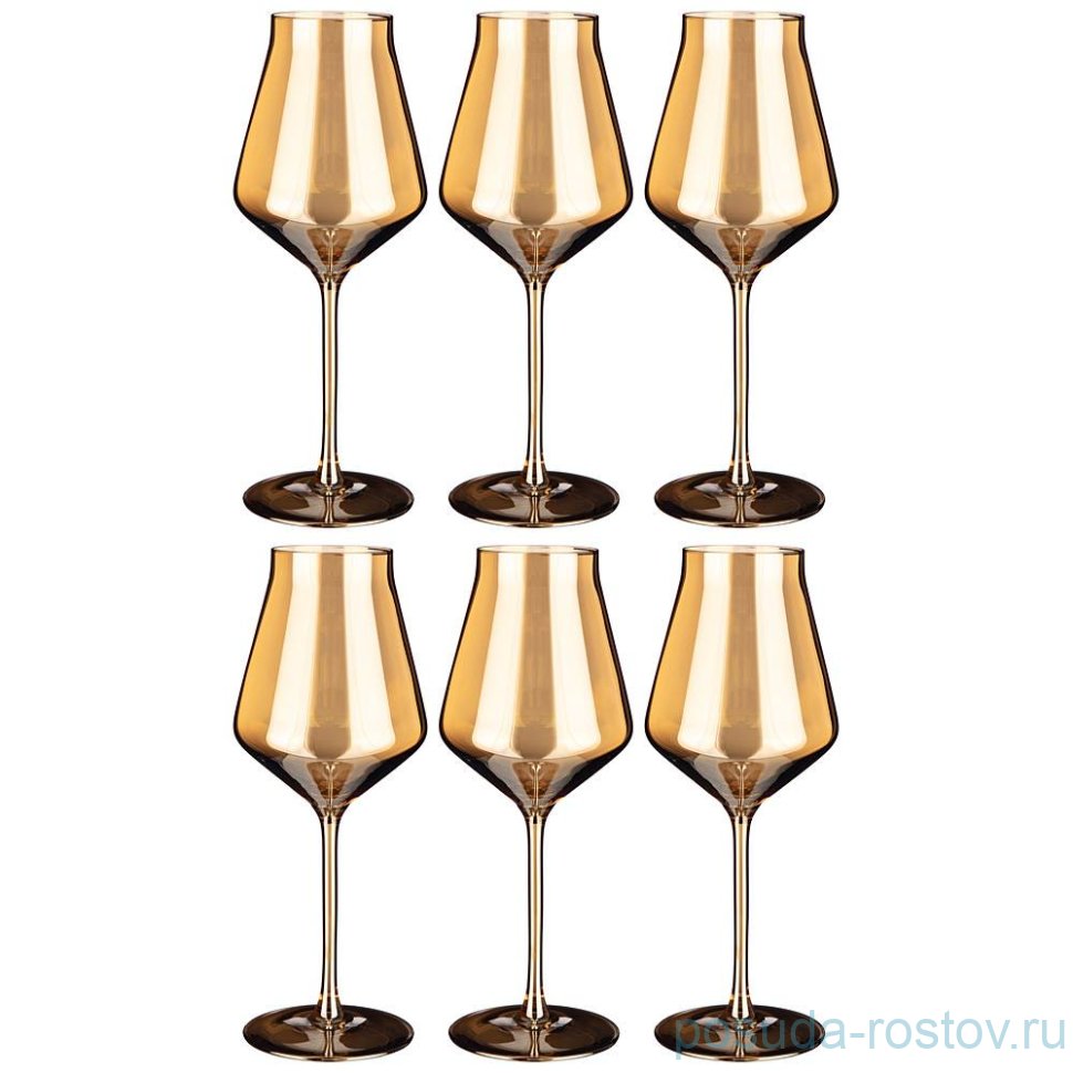 Бокалы для белого вина 390 мл 6 шт "Мёд" / 274008