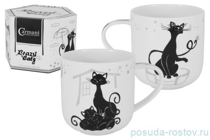 Кружка 500 мл &quot;Crazy Cats /Кошка с котятами&quot; / 291439