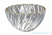 Ваза для фруктов 28 см &quot;Скаллоп /Золотой кант&quot; / 096305